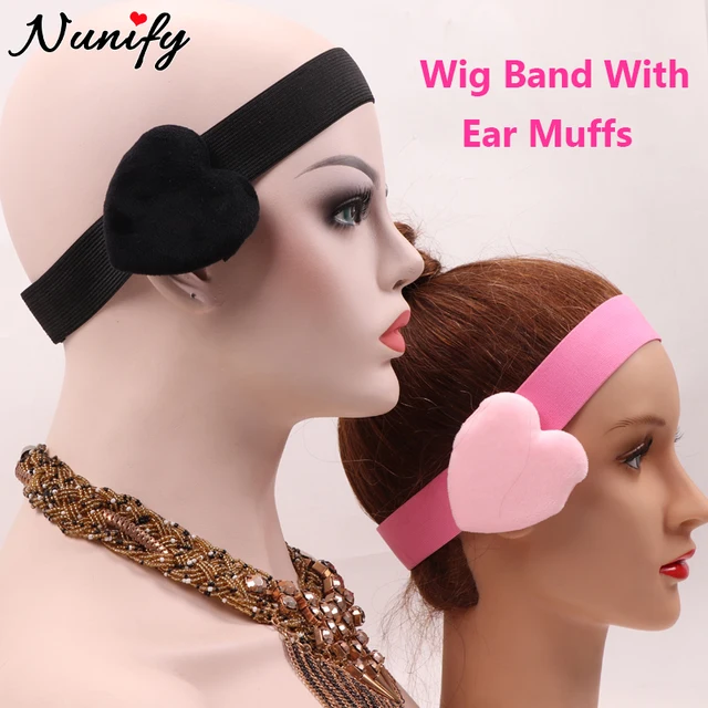 Glueless Wig Band With Ear Cover For Lace Wigs 1Pcs Melt Band For