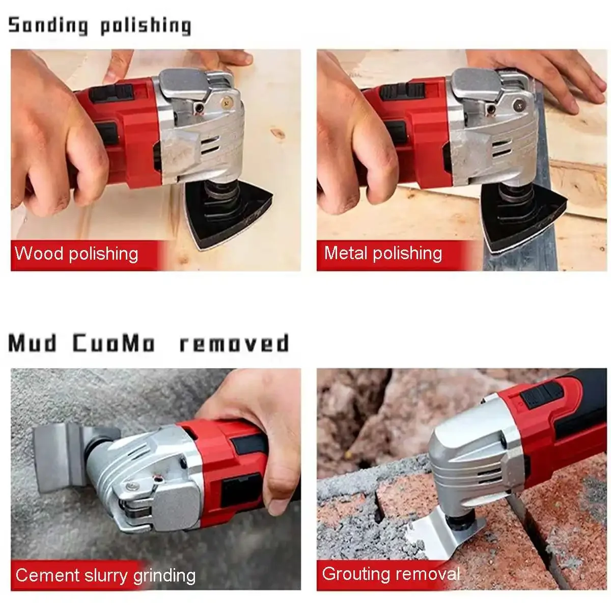 720W Multi-Tools Multifunction Tool Oscillating Variable Speed Renovator Electric Home Decoration Trimmer Electric Saw 4