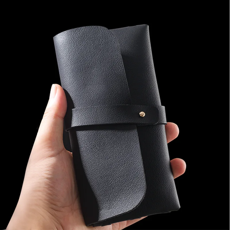 Tobacco Pouch Bag PU Leather Pipe Cigarette Holder Smoking Paper Holder Men Wallet Bag Portable Tobacco Storage Gift tobacco smoking accessories