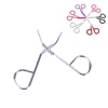 1PC Stainless Steel Small Nail Tools Eyebrow Nose Hair Scissors Cut Manicure Facial Trimming Tweezer Makeup Beauty Tool 3