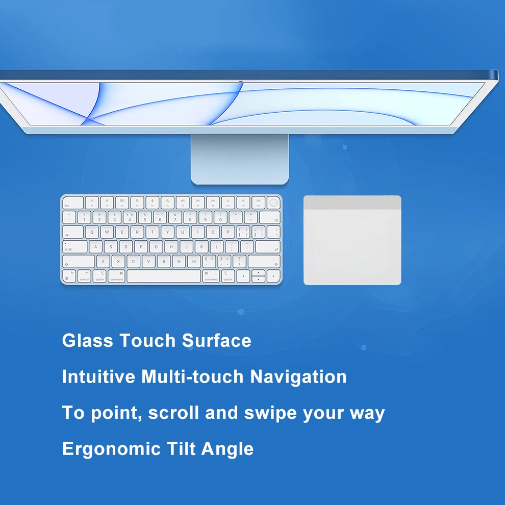 JOMAA Bluetooth Touchpad Trackpad Rechargeable Wireless Touchpad for Laptop Tablet Windows Ergonomic Trackpad Mouse bluetooth trackpad
