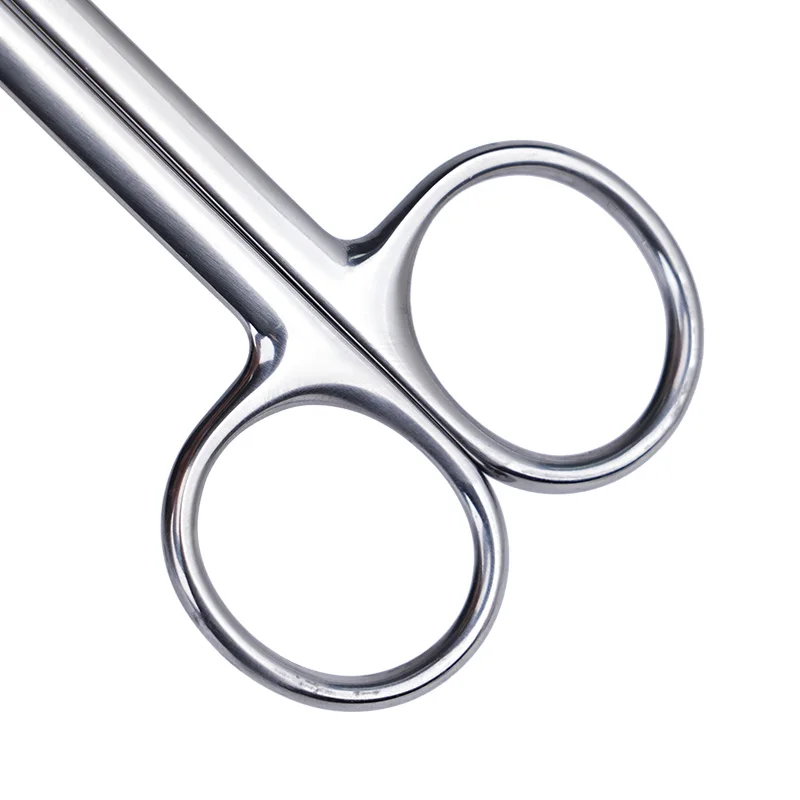 Animal Veterinary Vet Medical Stainless Steel Surgical Scissors Straight curved Tip Haircut Scissors 10cm/12.5cm/14cm/16cm/18cm animal surgical scissors