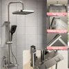 1 Piece Bathroom Wall Mounted Shower Set Multifunctional Practical Shower Kit Four Outlet Adjustable Water Pressure Temperature 1