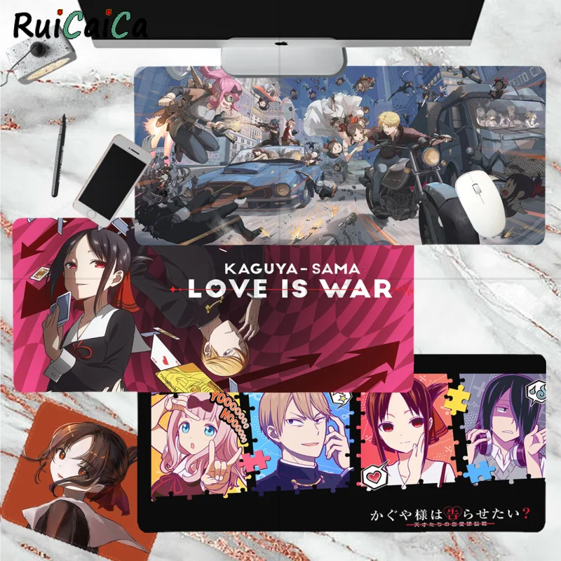 

Kaguya Sama Love Is War Mousepad Funny Beautiful Anime Mouse Pad Mat Size For Kawaii Desk Teen Girls For Bedroom