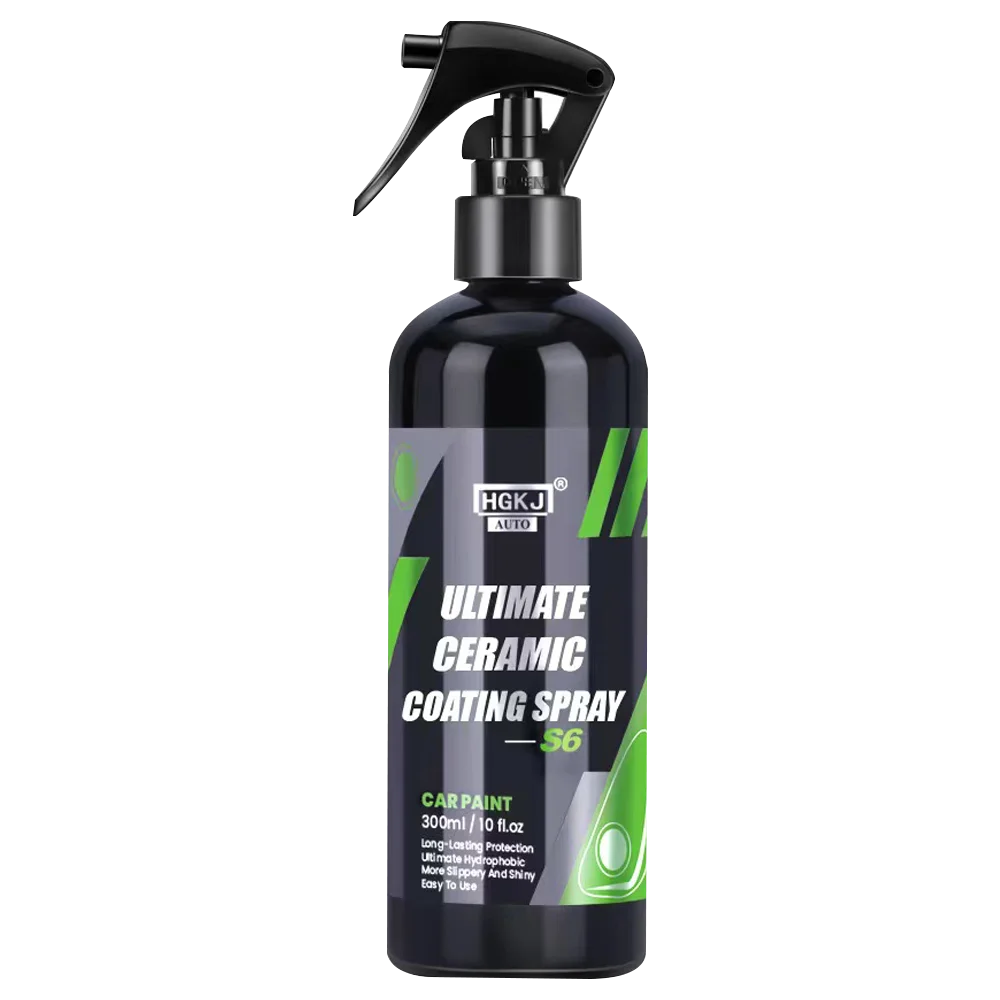 Ceramic Car Coating Quick Polish Wax Hydrophobic Liquid Glass Waterproofing Spray Paint Nano Sealing Auto Detailing HGKJ S6 car coating