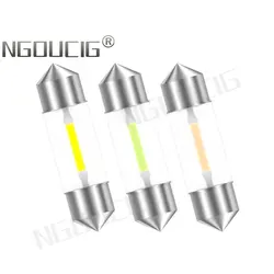 NGOUCIG 1x C10W 31mm Festoon Led 36mm 39mm 41mm SV8.5 Bulb Dome C5W Door Trunk Reading Makeup Signal Lamp Car 12V Interior Light
