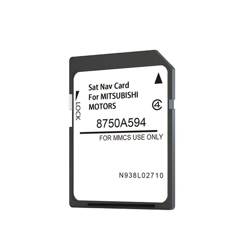 Mitsubishi Outlander ASX Lancer Pajero L200 네비게이션 SD GPS 카드 유럽 영국의 새로운 지도 버전 안개 방지 기능 포함 무료 배송