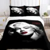 Marilyn Monroe Duvet Cover Comforter Fear Bedding sets Soft Quilt Cover and Pillowcases for Teens Boy Single Double Queen King 3