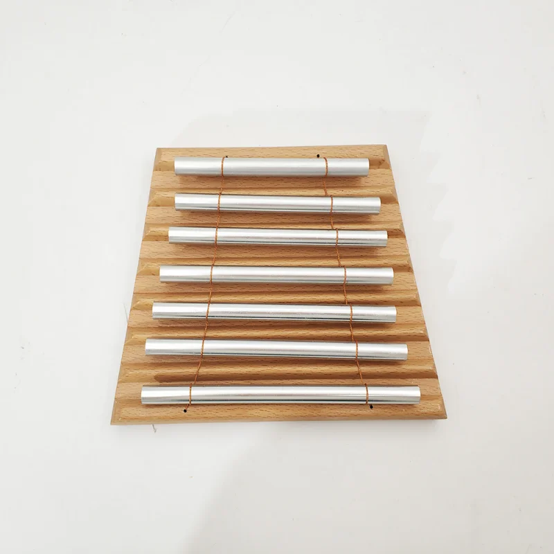 7-Tone Wooden Chimes with Mallet Percussion Instrument for Prayer Yoga Meditation Musical Chime Toy for Children Reminder Bell meditation chimes