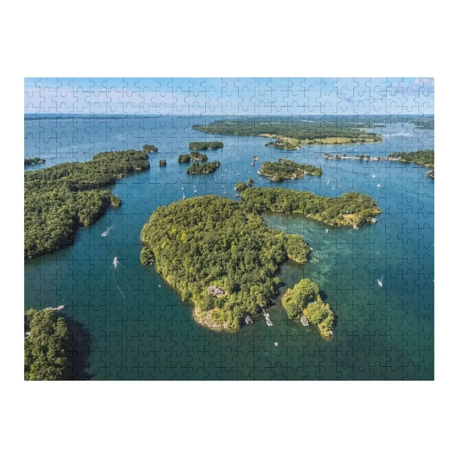 Thousand Islands and the St. Lawrence River in Gananoque, Canada Jigsaw Puzzle Customized Kids Gift Puzzle lawrence and the arabs