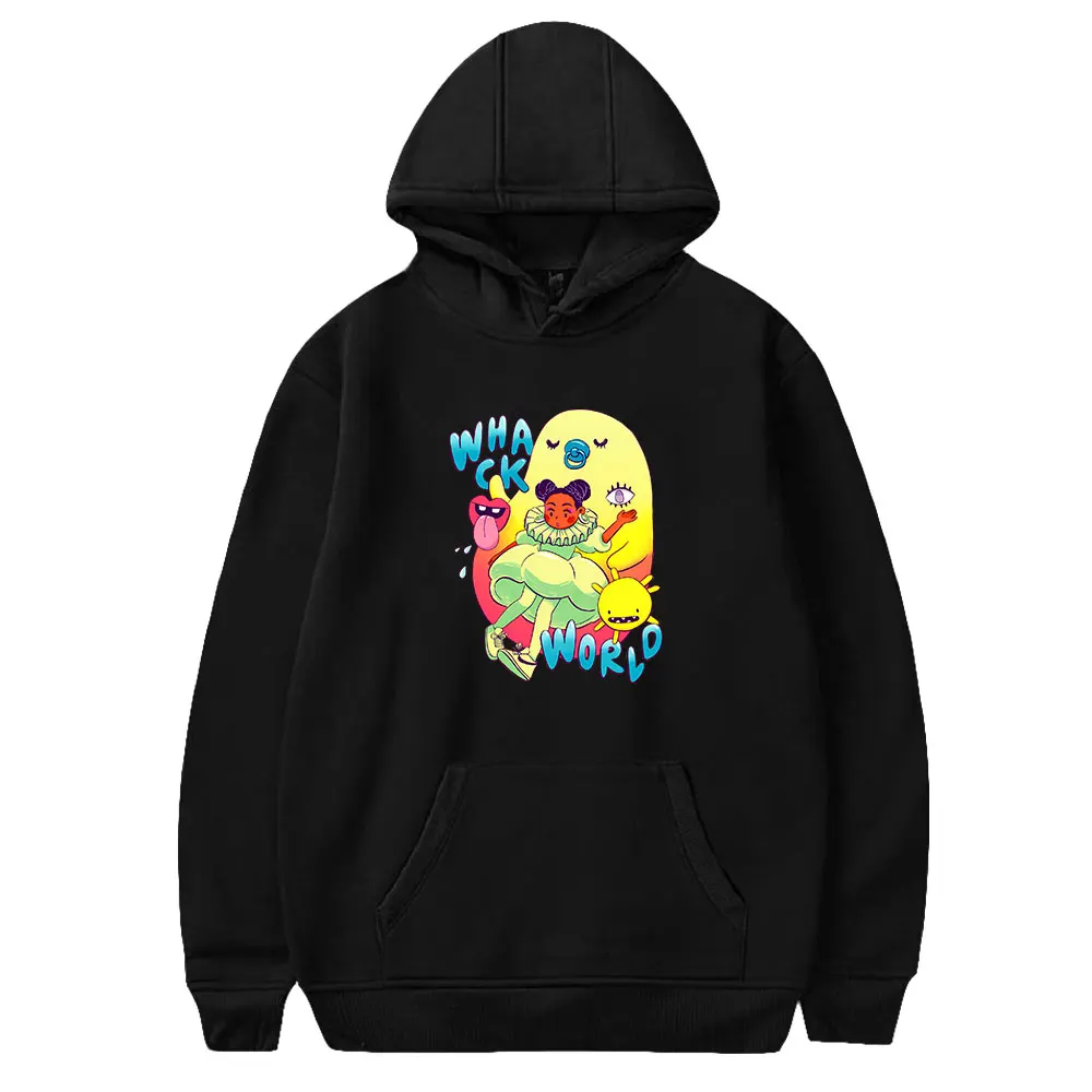 

Tierra Whack Hoodie Whack World Album 2024 Tour Merch Long Sleeve Streetwear Men Women Hooded Sweatshirt Hip Hop Clothes