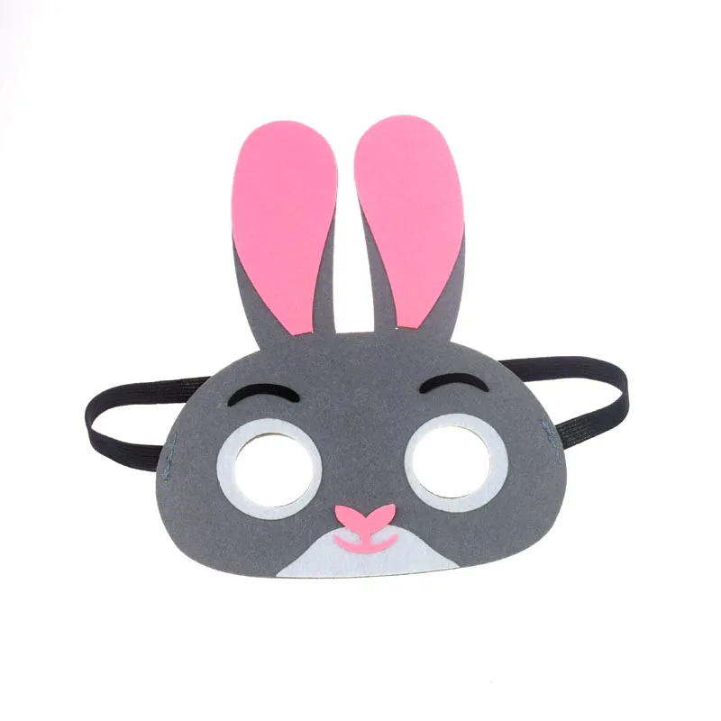 Animal Face Cosplay Masks for Kids - Wolf, Panda, Giraffe & Tiger Masquerade Costume