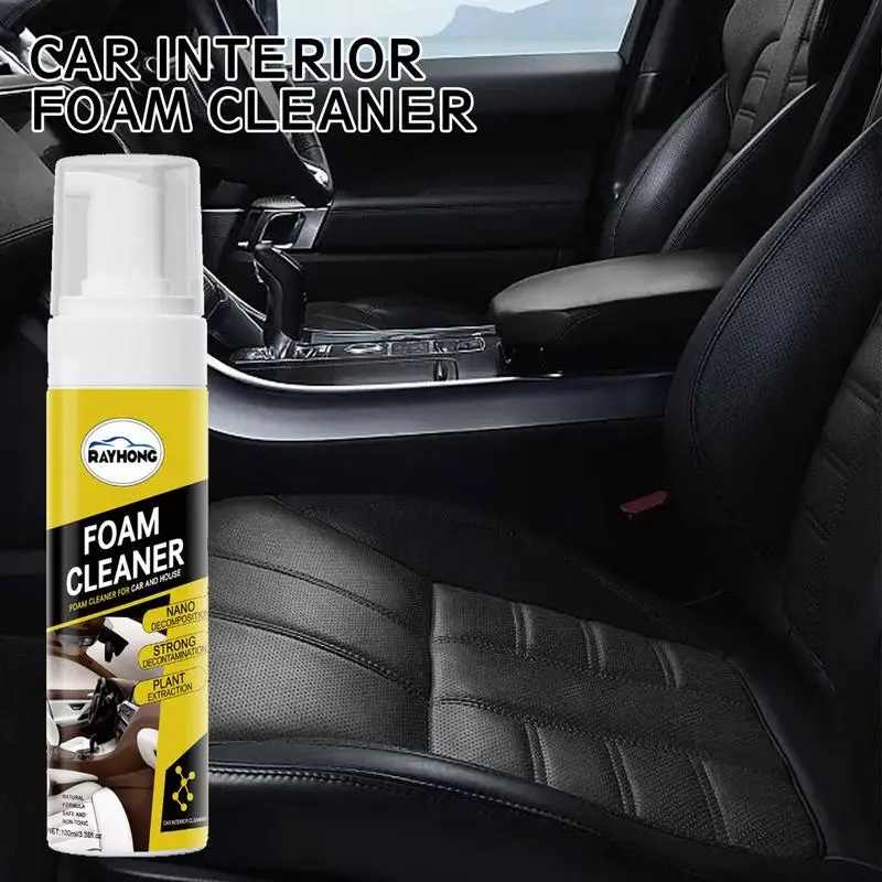 Cheap Multi-Purpose Foam Cleaner Leather Clean Wash Automoive Car Interior  Home Wash Maintenance Surfaces Spray Foam Cleaner | Joom