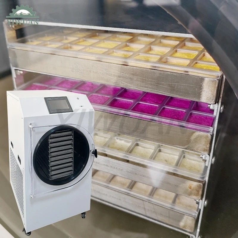 Lower Price hfd-9 Tray Space 0.9m2 Coffee Meat Milk Large Lyophilizer Freeze Dryer Machine For Sale