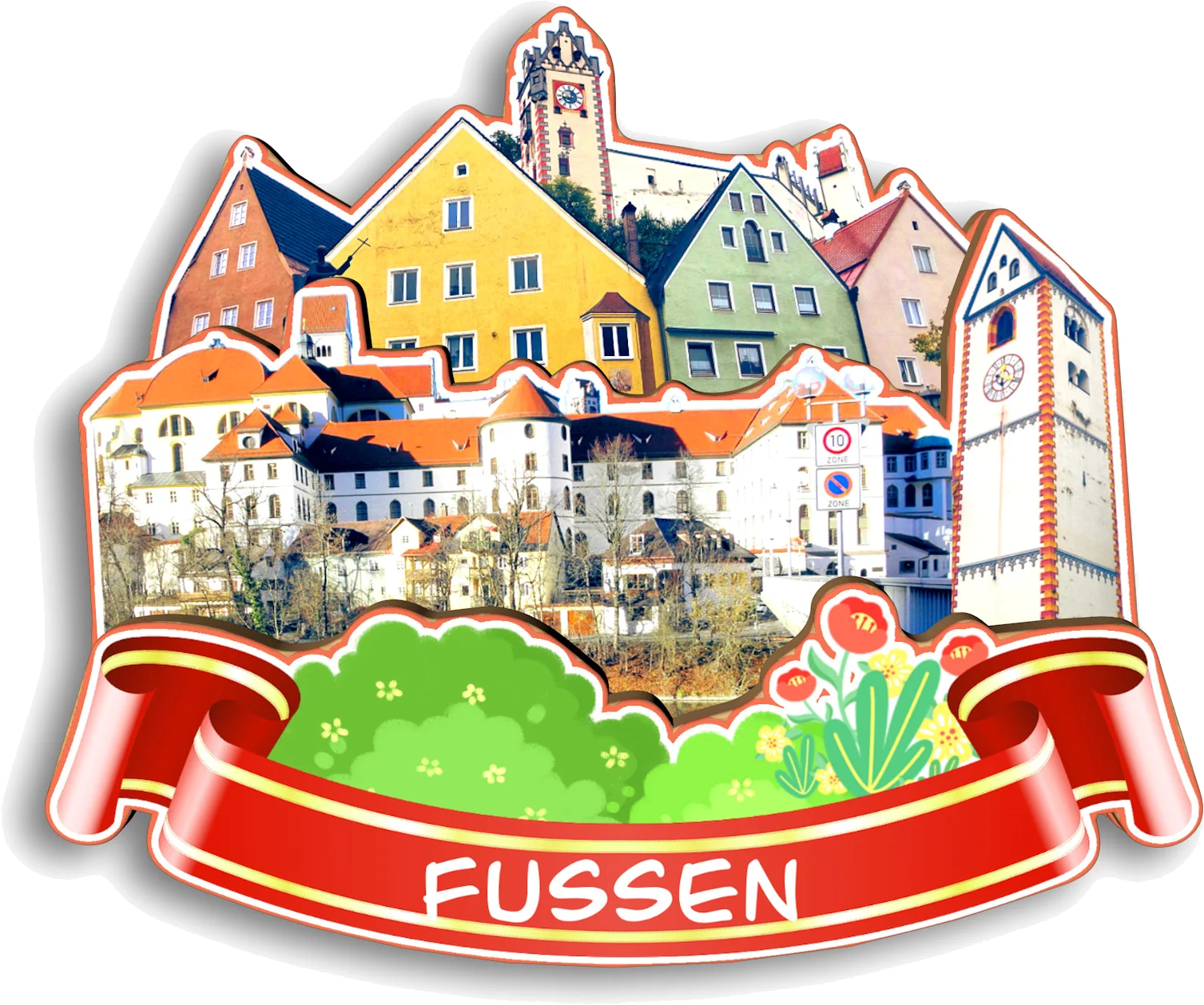 Fussen Rothenburg Berchtesgaden Koblenz Bonn Mainz Wiesbaden Regensburg Baden-Baden Germany Fridge Magnet Travel Souvenir Gift