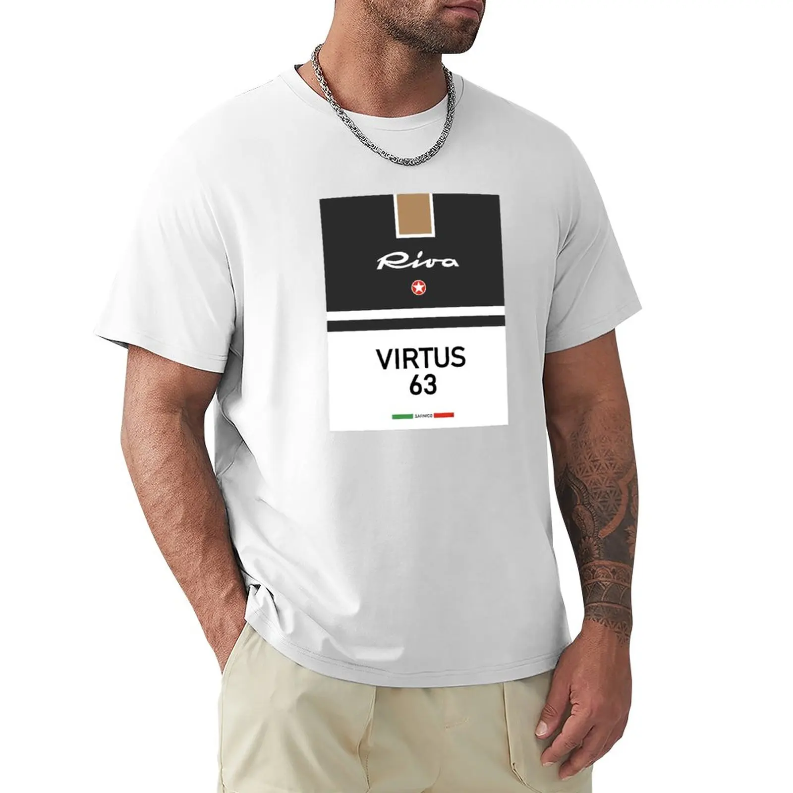 Riva Virtus Aquarama Classic Boat Italy T-Shirt Camicie Graphic Tees Blacks Mens T Shirt Graphic