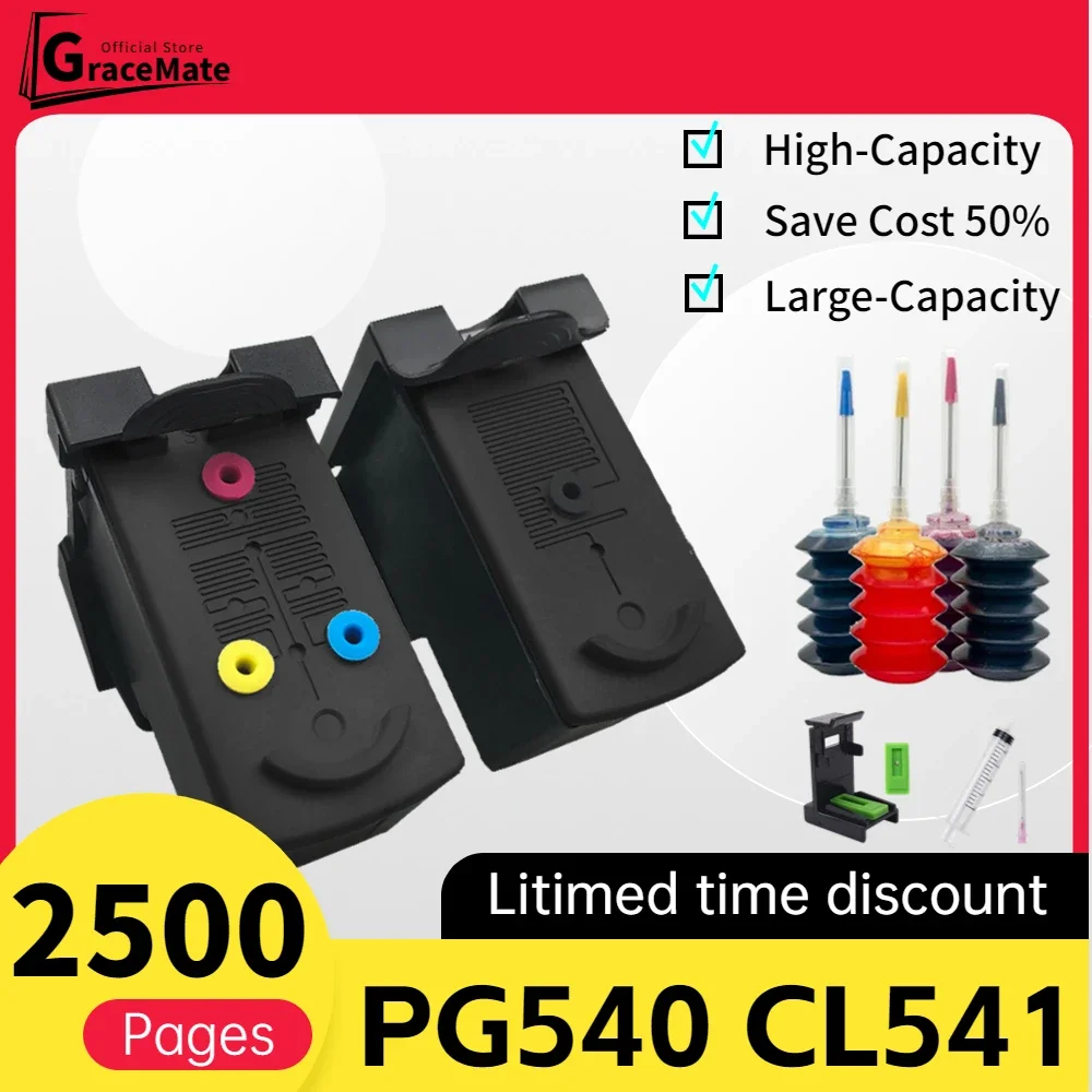 Pg540 Cl541 Compatibile Per Canon Pg 540 Cl 541 Per Canon Pixma Mg3250 Mg3255 Mg3550 Mg4100 Mg4150 Mg4200 Mg4250 Inchiostro Per Stampante