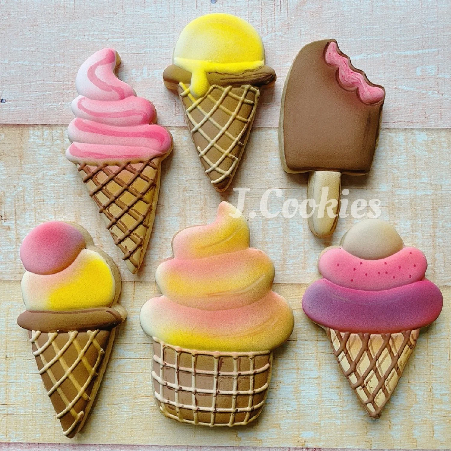 Ice Cream Popsicle Sundae Cookie Cutter Stainless Steel Kitchen Tool