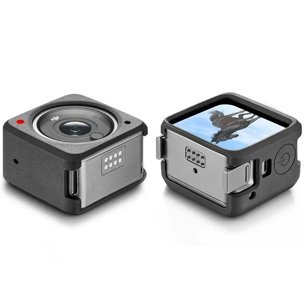 Custodia Protettiva Per Fotocamera Action Cap Per Obiettivo Custodia Protettiva Per Action Cam In Silicone Accessori Antigraffio Per Dji Osmo Action 2