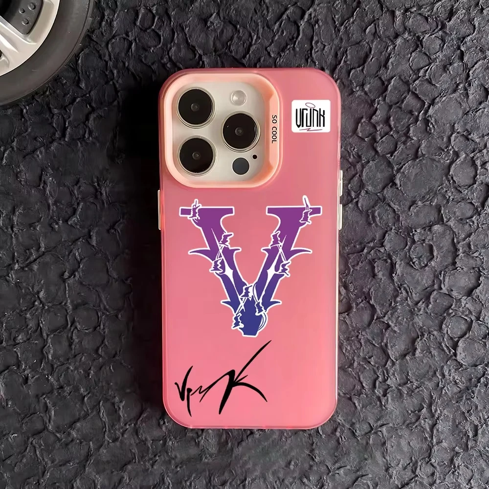 Fashion Brand Pattern Shockproof Silicone Matte Phone Case