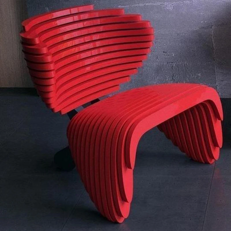 Parametric Chair Simp 3D Model Template Laser Cut Vector DXF SVG EPS for CNC Laser/Plasma Cutting Printing router bits for wood Woodworking Machinery