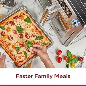 Description Picture 5 of itemLagasse 26 QT Extra Large Air Fryer, Convection Toaster Oven with French Doors, Stainless Steel