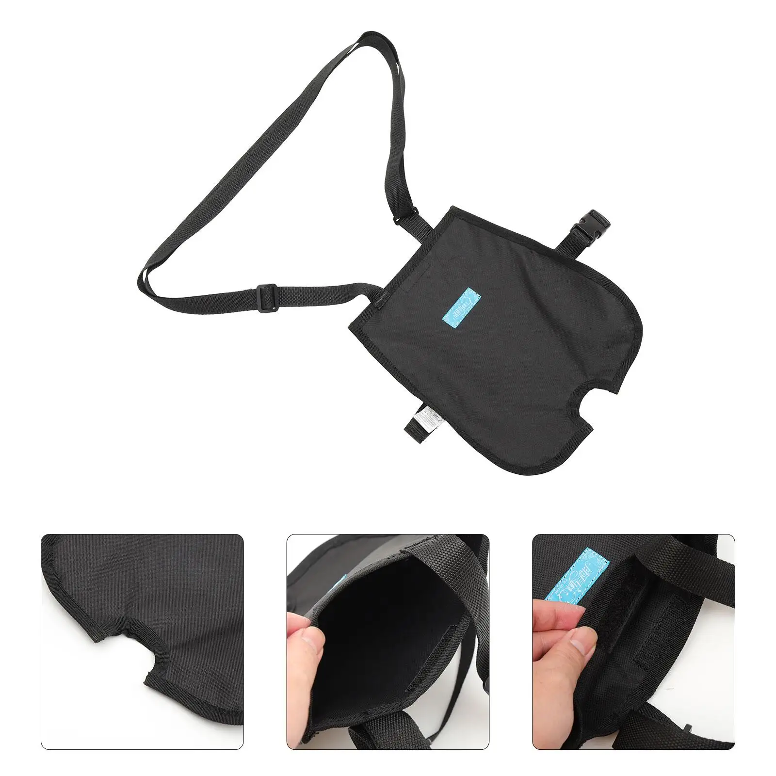 Large Capacity Urine Bag Holder Breathable Mesh Patient Supply Elder Drainage Bag Urological Consumables Catheter Holder Oxford