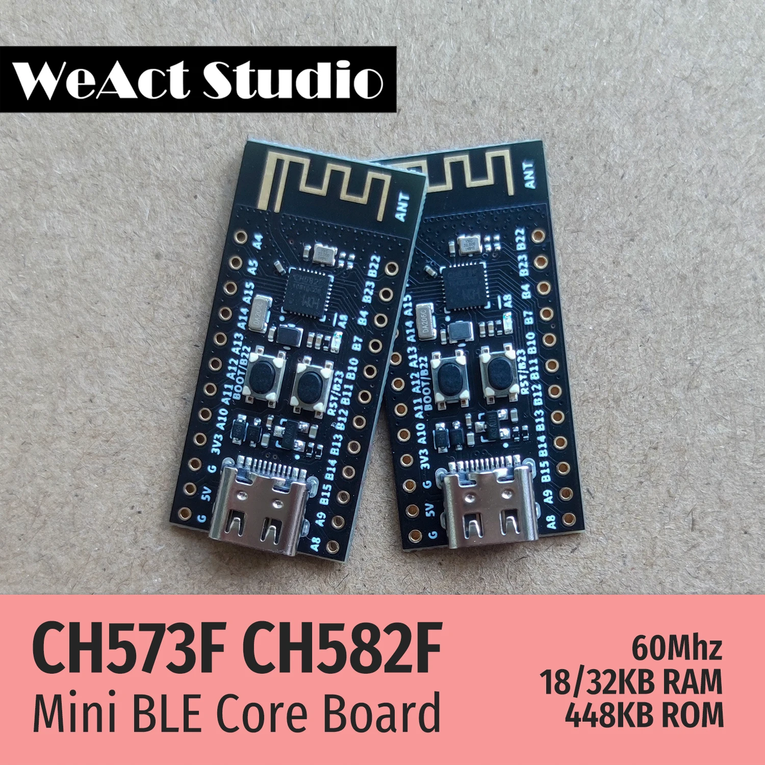 WeAct CH573F CH582F Core Board WCH BLE 4.2 5.0 RISC-V 1