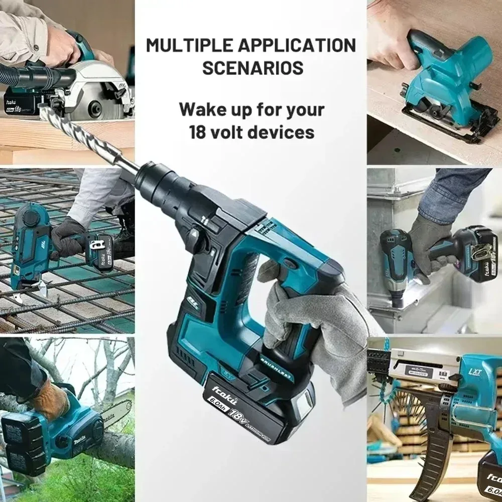 100% Original 18V Li-Ion Batteries For Makita DDF487