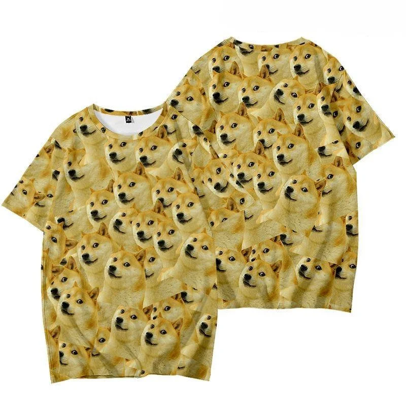 

Футболка с забавной собакой Cheems Balltze Graphic, футболка с 3D принтом Шиба-ину, футболка для мужчин и женщин, повседневная женская футболка для мальчиков и девочек