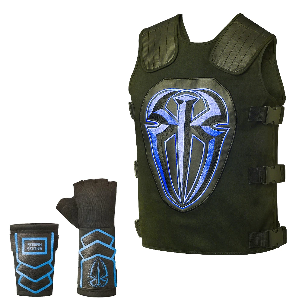 Motorcycle Jackets Roman Reigns Shield Walkout Replica Vest Roman Reigns glove Motorcycles Locomotive vest motorcycle jacket,motorcycle clothing