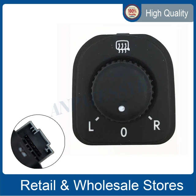 

1K0 959 565 F / H / K 1K0959565F 1K0 959 565F 1K0 959 565H 1K0959565H Mirror Adjust Switch Knob For Jetta Golf 5 6 1K0959565K