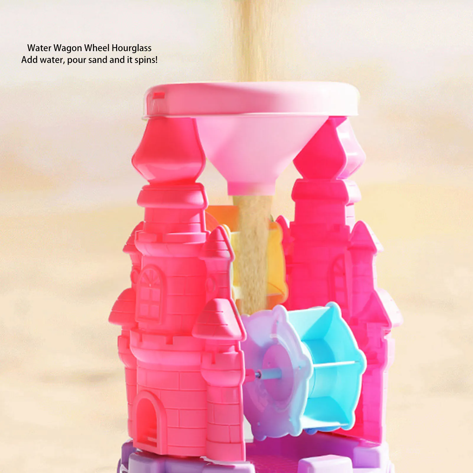 Kinderburg-Spielset, Strandspielzeug für Kleinkinder, Eimer und Schaufeln, Sandspielzeug für Outdoor-Aktivitäten_voghion.com