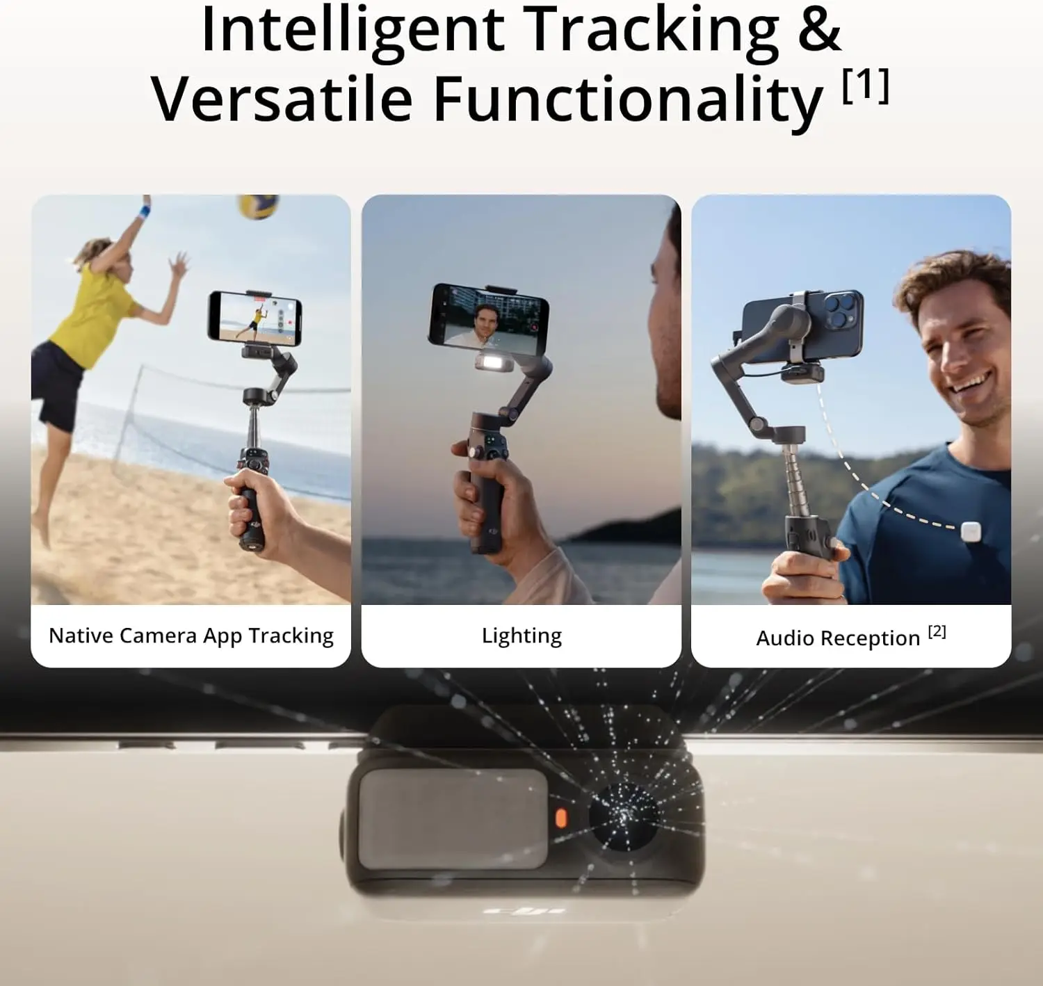 DJI Osmo Mobile 7P Cardan Smartphone 3 Axes Stabilisation ActiveTrack 7.0
