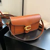 2025 New Women's High-End Pure Color Simple Square Bag Multi-Layer
