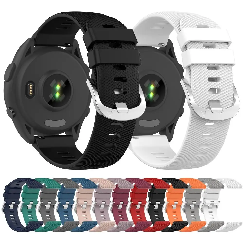 

Силиконовый спортивный ремешок для Garmin Forerunner 265/265S, спортивный браслет для фитнеса, сменный ремешок для часов, аксессуары для умных часов