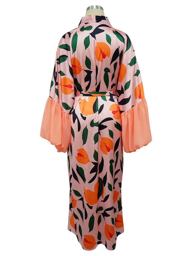 Wmstar Ponchos Women Wholesale Women's Clothing Cardigan Beach Vacation Sun Protection Shirt Printed Smock Coat Summer Fall