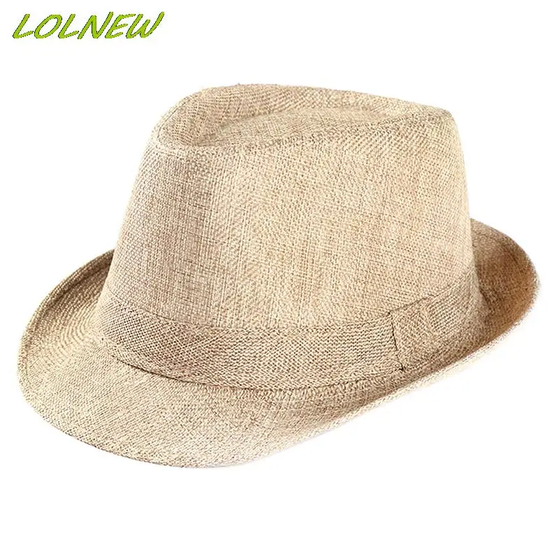 Korean Hat Men And Women Summer Linen Sun Hat Small Top Outdoor Casual Straw Accessories Women sun hat