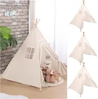1.35/1.6m Play House Wigwam for Children Tent For Kid   Kids Teepee Tent Foldable Tent Washable Teepee Tent for Kids 1