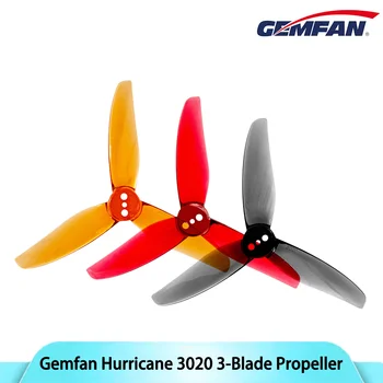 2Pairs Gemfan Hurricane 3020 3-Blade 3 Hole PC Propeller 1.5mm 2mm For RC FPV Racing Freestyle 3inch Toothpick Cinewhoop Ducted 1