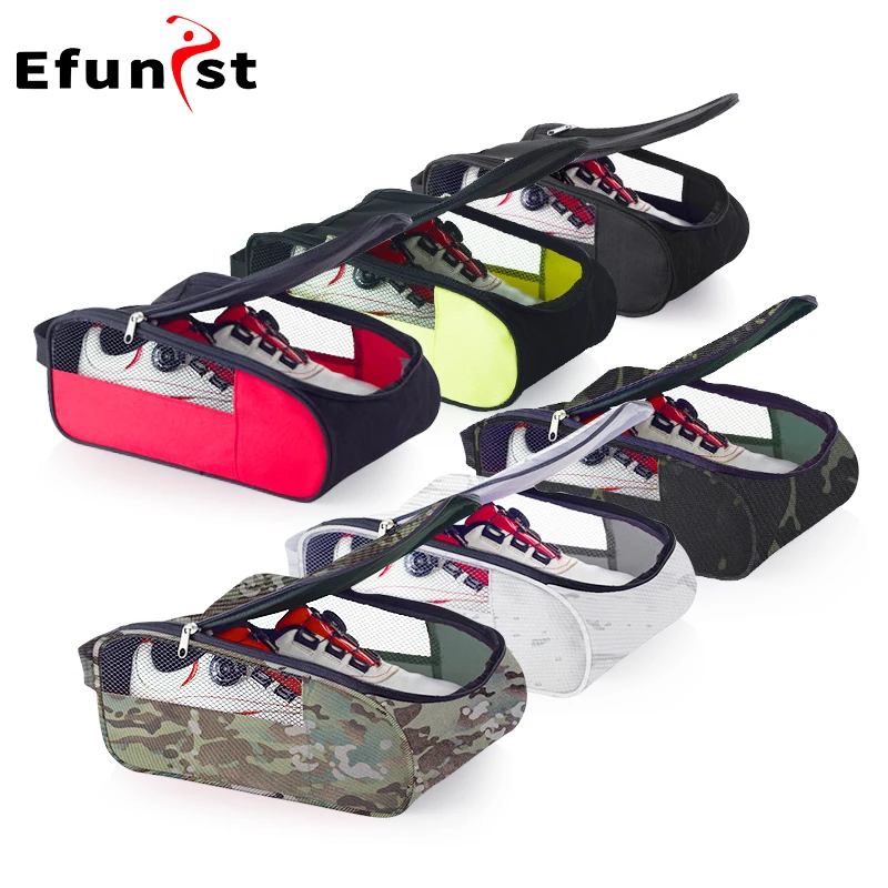 Golf Shoe Bag 1Pcs Portable Zipped Sports Breathable Case