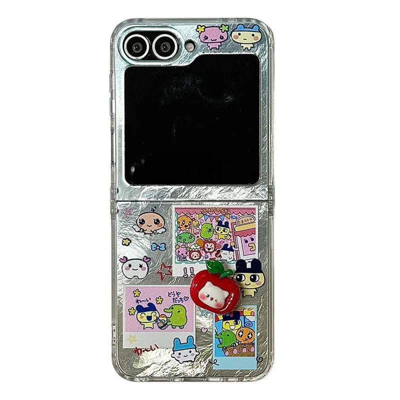 Kawaii Cartoon Animal Phone Case For Samsung Galaxy Z Flip 7 6