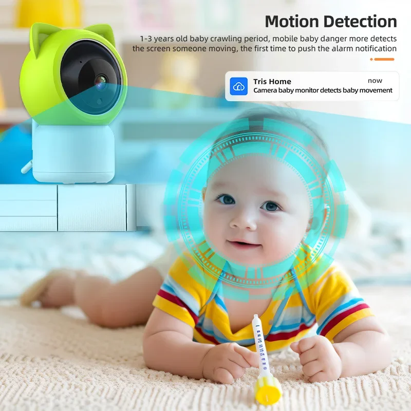 Remote Wireless Baby Monitor IR Night Vision 2-way Call Lullaby Temperature Monitor Video Nanny Radio Baby Camera