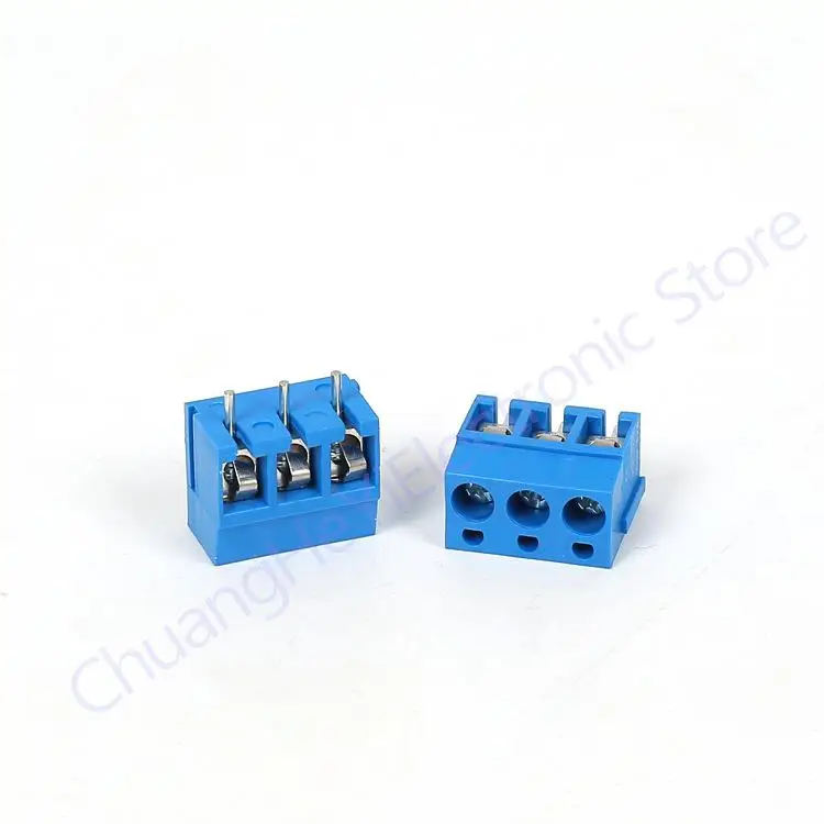 100PCS KF301-3P 5.08mm 3 Pin Connect Terminal Screw Terminal Connector