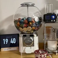 Candy Dispenser Machine Capsules Transparent Candy Containers Storage Box Coins Organizer Children Funny Home and Decoration 2