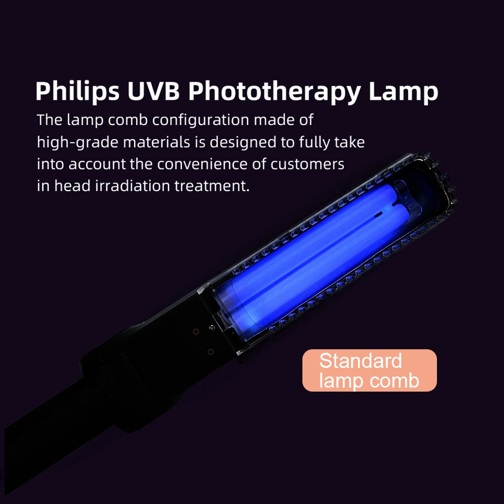 BOXYM UV Ultraviolet Phototherapy UVB Phototherapy Instrument Treatment Vitiligo Psoriasis Ultraviolet-Lamp Treatment Vitiligo