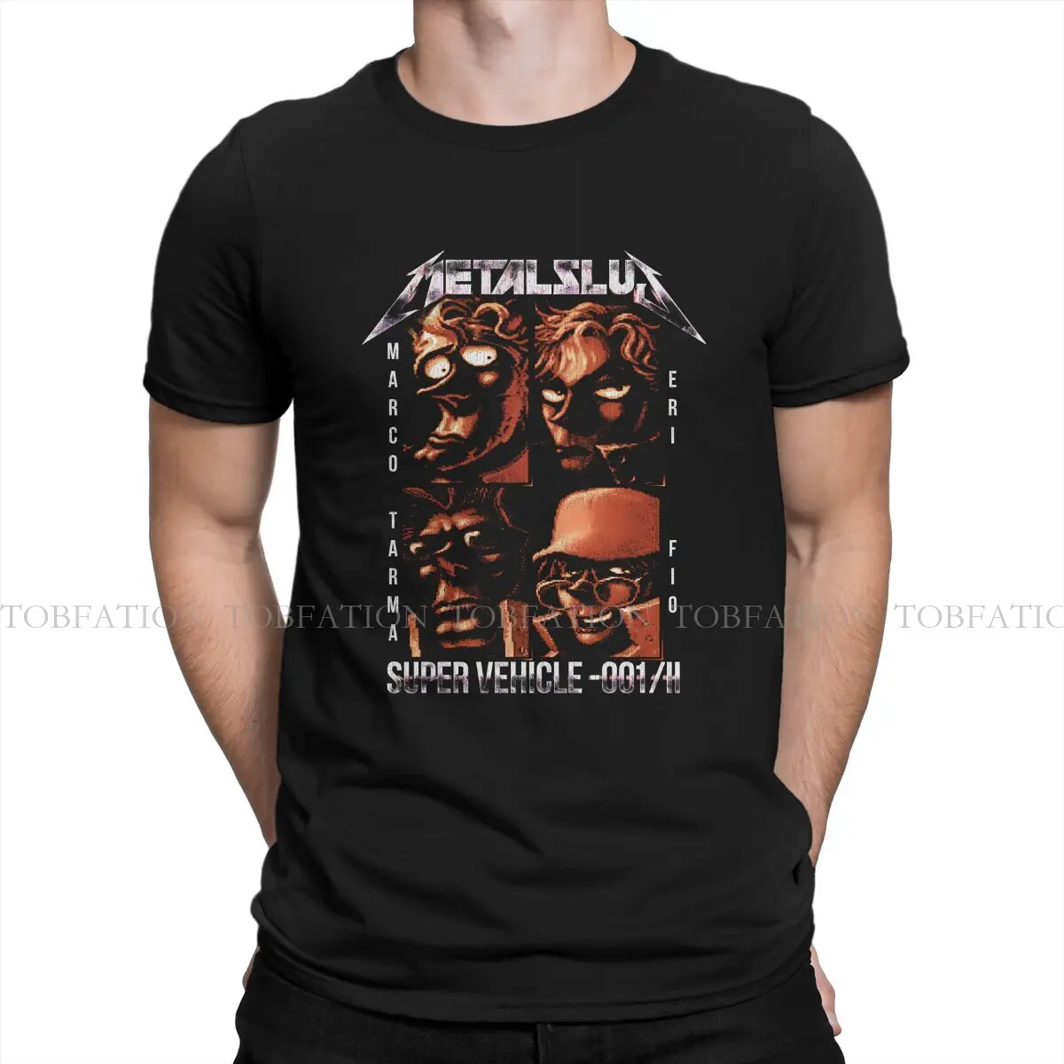 Metal Slug 100% Cotone Tshirt Slug Elegante T Shirt Homme Uomo Vestiti Ofertas Grande Vendita