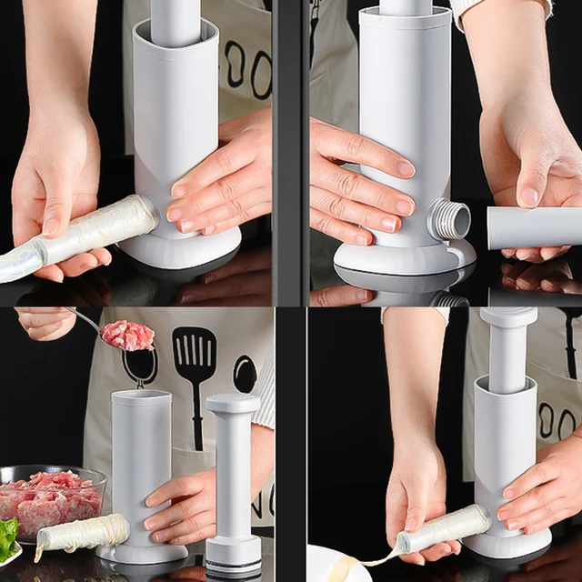 Kolbászgyártó Húsgombóc -Kolbász Kolbászkészítő Házi Kolbászszerszám Kolbász Töltőszerszáma 14 Mm -Es X26 Kolbászhéjjal - Image 6