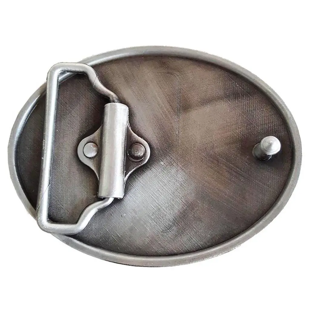 Horse Shape Buckle Belt Buckle Men Fashion Accessories Silver