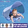 Mambobaby Baby Pool Float Blackproof Pool Mat For Infant Non-Inflatable Natation Buoy With Parasol Beach Toys For 3-24 Months 1